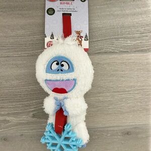 Bumble Abominable Snowman Plush Baby Rattle w/ Teether From Rudolph